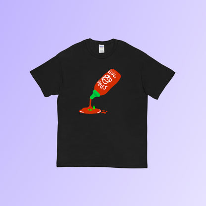 Unisex Alien Sriracha Party T Shirt Black