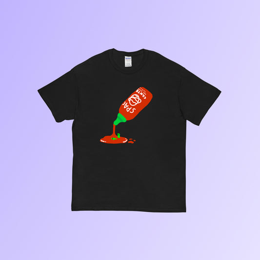 Unisex Alien Sriracha Party T Shirt Black