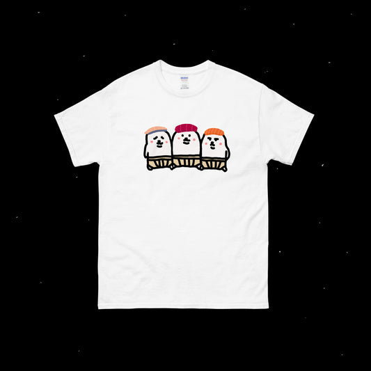 Unisex Sushi Bro T Shirt White